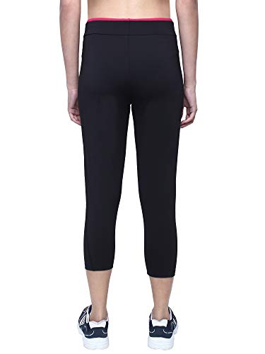 Image of INKURV Women Stretchable Activewear Capri for Gym, Yoga, Running, Zumba, Aerobics