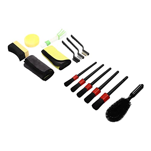 14Pcs Car Detailing Brush Auto Detail Tool Set Kit for Interior Exterior