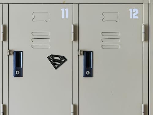Imán decorativo grande negro Superman DC Comics miniatura 2