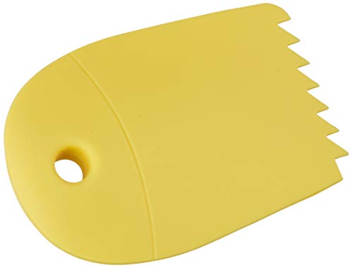 Mercer Culinary Silicone Saw Tooth Plating Wedge, Multi-Colour, 3 3/4" x 2 1/2" (9.5 x 6.4 cm) - Image 2