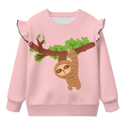 Animal Toddler Sweatshirt Crew Neck Clothes Trendy Long Sleeve Hoodie Clothes Cute Tops for Kindergartener 1T-8T2