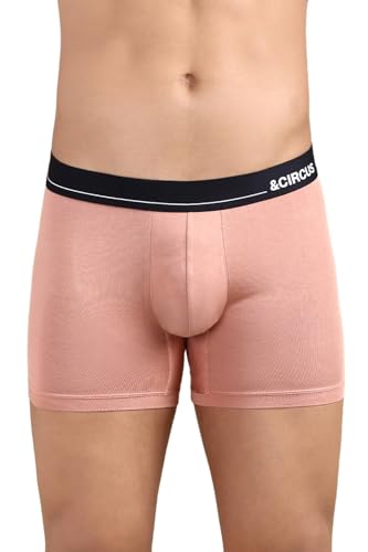 Image of &Circus Men's Puresoft Beechwood Modal Boxer Brief | Ultra Soft Mens Breathable Boxer Briefs Innerwear Men