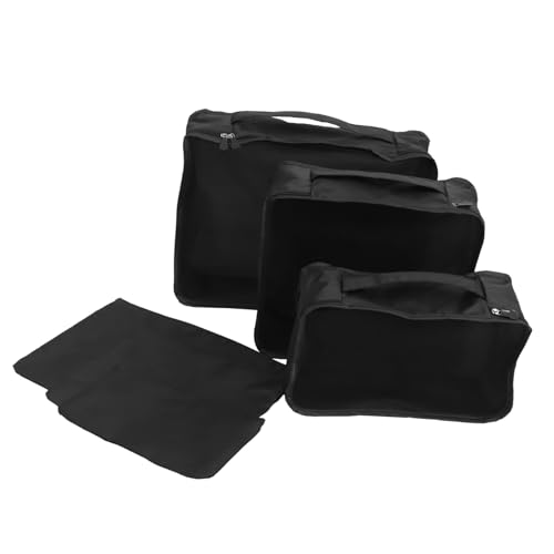 GALPADA Elegant Simple 1 Set of 6pc Suit Garment Bags for Closet Storage Window Design Zipper Clothes Bag Organizer Box for Men Women