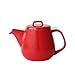 Dzban wody 760 ml czajniczek ceramiczny z infuzją wyjmowaną, czerwoną/zieloną Karafka na wodę (Color : Red)