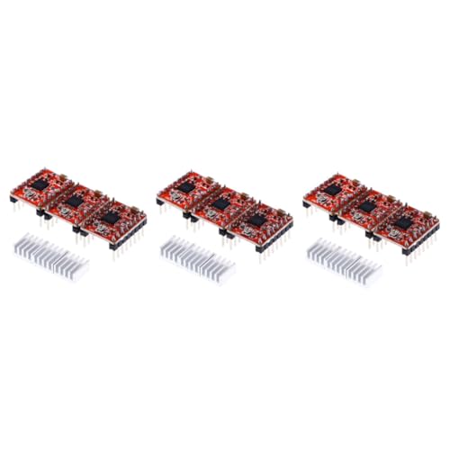 SOLUSTRE 15pcs Stepper Motor Driver Module Heat Sink for Printer Accessories Stepstick Stepper Motor Driver