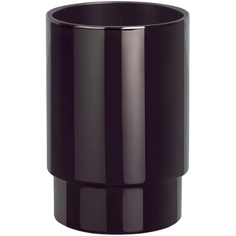 Portacepillos de Dientes Spirella Nyo Ø6,5 x 9,5 cm Acero Inoxidable Negro Cover