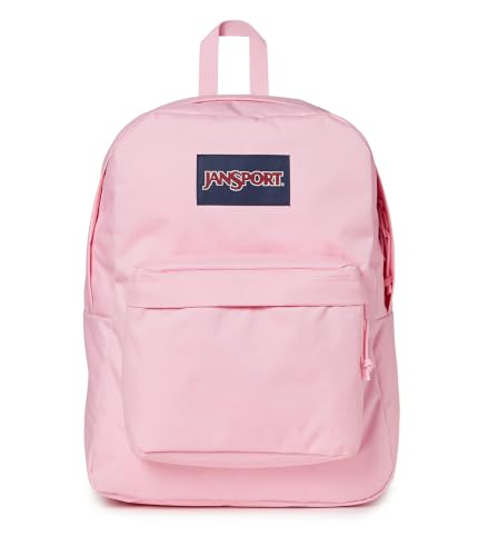Image of JanSport SuperBreak One Backpack - Durable & Lightweight, 1 Main Compartment, Front Utility Pocket with Built-in Organizer, Bubble Gum