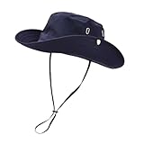 Mlllokfki Fisherman Sun Hats | Breathable Hiking Hat | Summer Bucket Hat, Outdoor Sun Hats, Hot Summer Bucket Hat Sun Hat for Beach, Golf, Fishing Fun Outdoor for Men And Women, Bleu marine