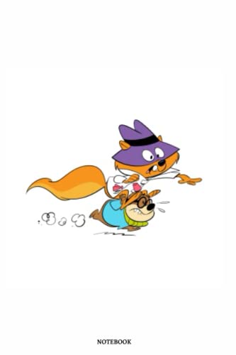 Secret Squirrel And Morocco Mole Notebook: Diary, 6 x 9 - 120 pages - Journal, Notebook, College-ruled, Composition Book