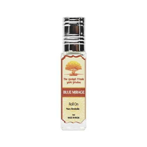 Image of Roll-On | 100% Natural Alcohol-Free Perfume Oil | Long-Lasting Unisex Fragrance | Ayurvedic Perfume for Men & Women - 8 ml (Blue Mirage)