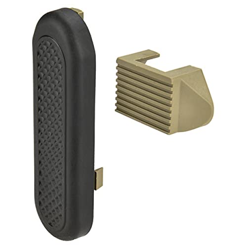 Lancer Tactical M4 Crane Airsoft Stock Butt Plate Set (TAN)
