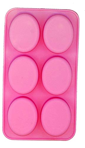 Popblossom 2 Pack X Oval Shape Homemade Soap Mold Chocolate Diy Tray Mould Silicone Party Maker #TOP7
