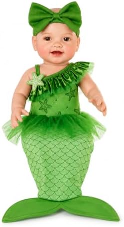 BABESIDE Mermaid Baby Doll with Removable Mermaid Tail, 15 Inch Full Vinyl image 2