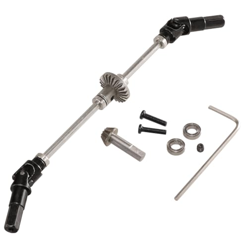 Metal gear front and rear axle assembly for MN82 MN78 MN99sV2 MN168 remote control car upgrade accessories(Front axle)