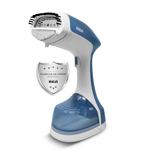 El Mejor Listado de Plancha A Vapor al mejor precio. 47 RCA Plancha de Vapor Portátil RC-931 con Cepillos Integrados, Capacidad de 250 ml, Vapor en Segundos, Diseño Ergonómico, Planchado Rápido, Ideal para Viajes y Cuidado...