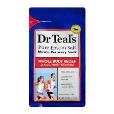 Dr. Teal's Pure Epsom Salt Soak Pain Relief Gift Set (3 Pack, 8.5Lbs Total) - (3Lb) Soothe & Sleep Lavender, (3Lb) Pre & Post Workout With Menthol, (2.5Lb) Muscle Recovery With Arnica - Ease Body Pain #TOP3