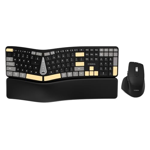 KYSONA Ergonomic Keyboard Mouse Wireless Combo