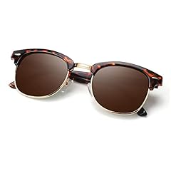 A04- Tortoise | Brown | Golden Rim
