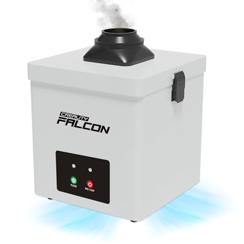 Creality Falcon Smoke Purifier, 2 Layer Filtration, 99.97% Purification Rate, Low Noise＜68dB, 3 Level Speeds Adjustable, 115m³/h, 45W Desktop Air Purifier for A1 Laser Engraver