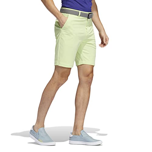 adidas Shorts de golfe masculino Crosshatch, Quase amarelo, 39