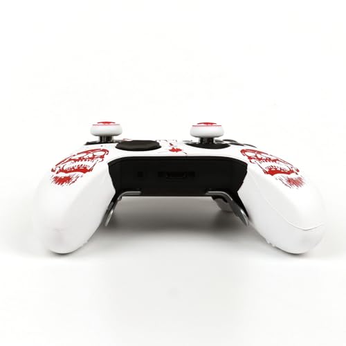 Image of Skull Controller Skin Compatible with Xbox Elite Series 2 Core Wireless Controller, RALAN Protector Case, Customised Thumb Grips Cap