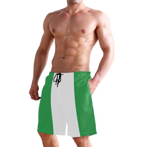 Short de bain Nigeria premium doublé de haute qualité pour homme