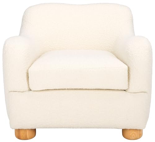 Sillón Tapizado Boucle Color Ivory Plegable miniatura 6