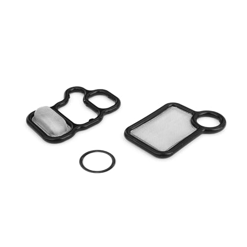 Image of Solenoid Gasket Valve Cover Set Compatible with 2002-2012 Honda Civic Accord CR-V Element Fit, Acura RSX TSX, Olenoid Valve Replacement Parts Replacement for 15845-RAA-A01 15815-RAA-A02 91319-PAA-A01