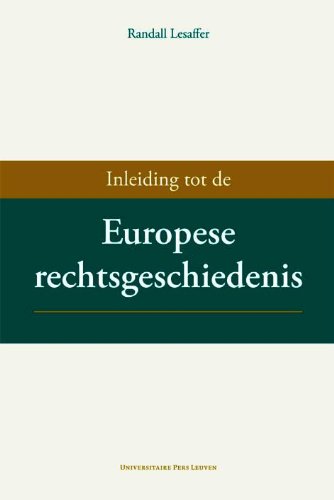 Inleiding tot de Europese rechtsgeschiedenis