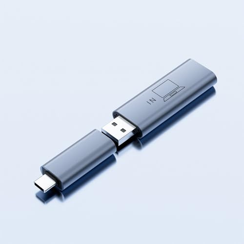 Image of H6 Video Signal Conversion Hub for Laptop to Transmite Video Signal from USB-A /Non Full-Featured USB-C Port, M1 /M2 /M3 chip MacBook Pro /Air to High Definition Dispaly by HDMI Port (Driver Needed)