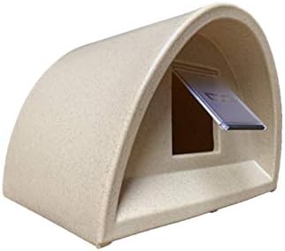 Cosy Pods Weatherproof cat shelter/cat kennel with Square Flap sandstone