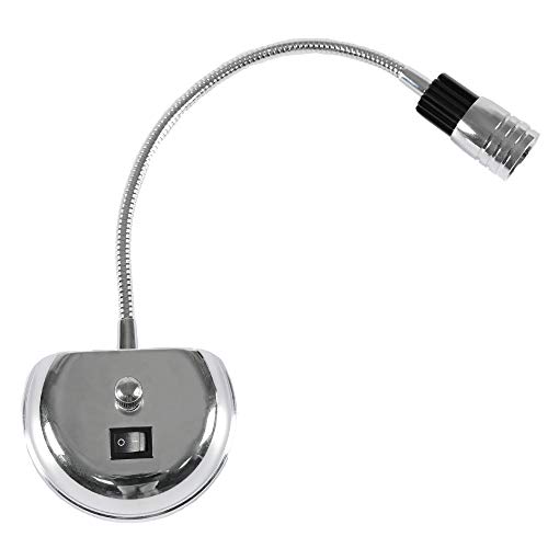 Facon 12V LED-leeslamp voor nachtkastjes Kaartverlichting met schakelaar voor boot/aanhangwagen/caravan/camper/camper