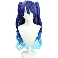 Amazon.co.jp: コスプレウィッグ 天宮こころ 水着 青 水色 あまみや