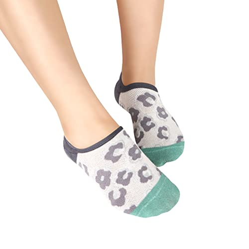 Suluia Funny Tulip Flower No Show Socks Womens Cute Floral Flower Patterned Printed Non Slip Half Socks Colorful Wacky Cartoon Anime Knit Low Cut Liner Athletic Bulk Pastel Socks Gifts For Teen Girls #TOP6