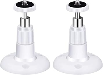 Security Camera Stand, Camera Mount, 2 Pieces, Security Camera Pole, CCTV Camera Bracket, Ceiling, Wall Mount, Fixed Stand, Adjustable, Indoor, Outdoor, Suitable for Arlo, Arlo Pro, Arlo