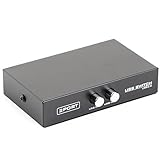 Hauteur du colis: 40 mm Gembird DSU-21 commutateur écran, Clavier et Souris Blanc