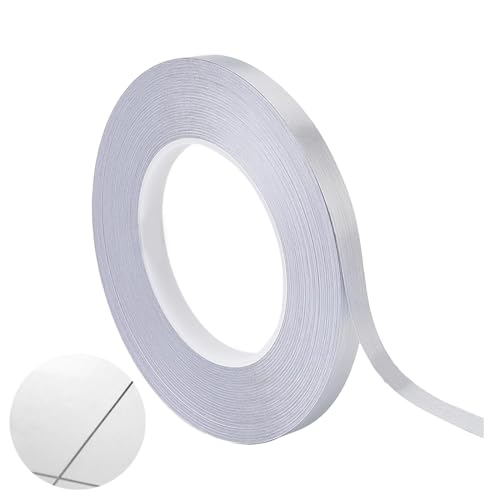 QIBZI Pegatinas de baldosas,Pegatinas de cocina impermeables y a prueba de aceite, azulejos de pared y decoración de pisos, hermosas líneas de borde, pegatinas de costura autoadhesivas (1 CM * 50 M)