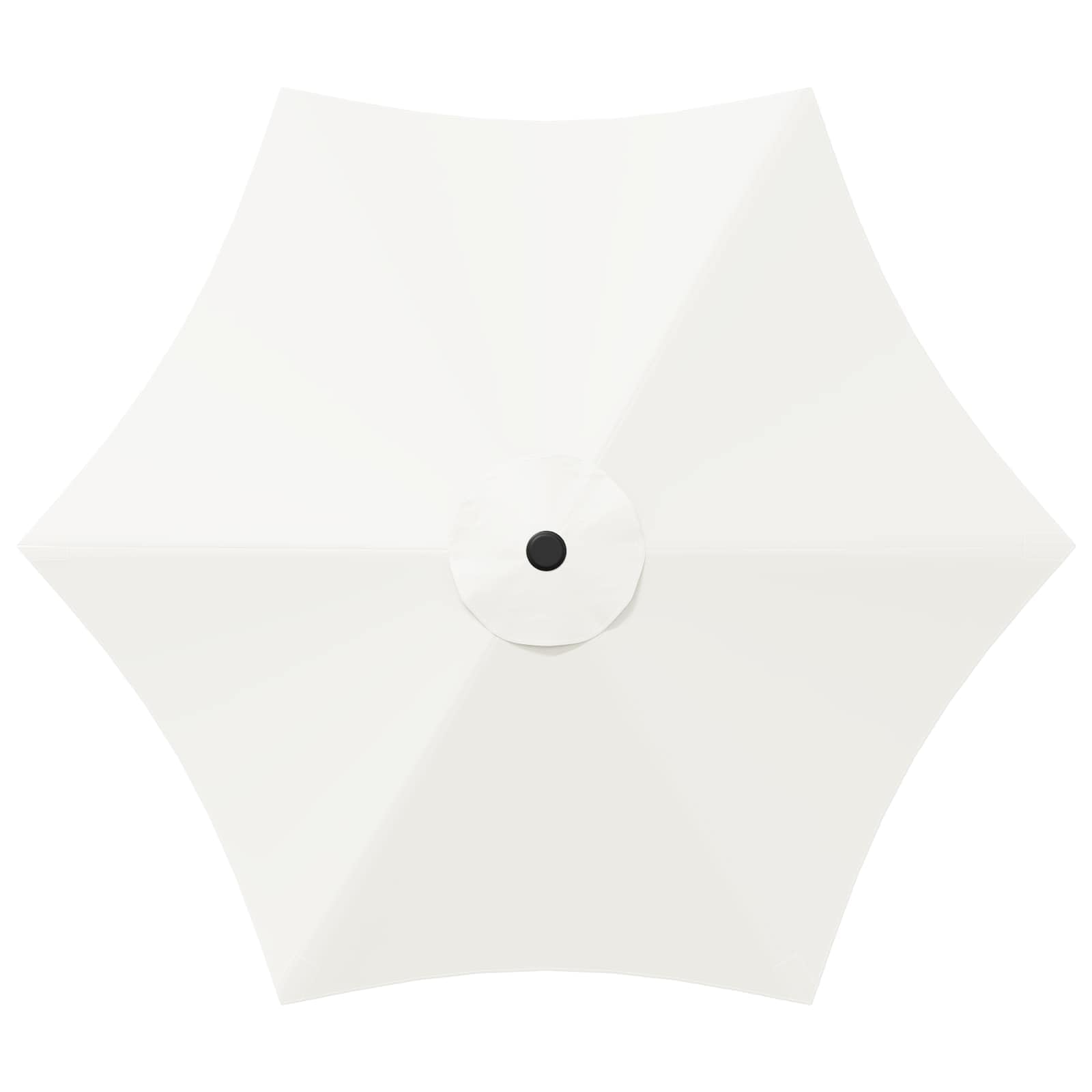 SYDE Ombrellone da giardino con luci LED e base, 230 x 230 cm