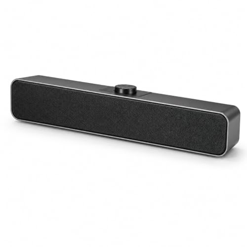 Soundbar Caixa de Som para PC Computador Notebook TV P2 + USB Estéreo Potente com Entrada Auxiliar Alto Falante