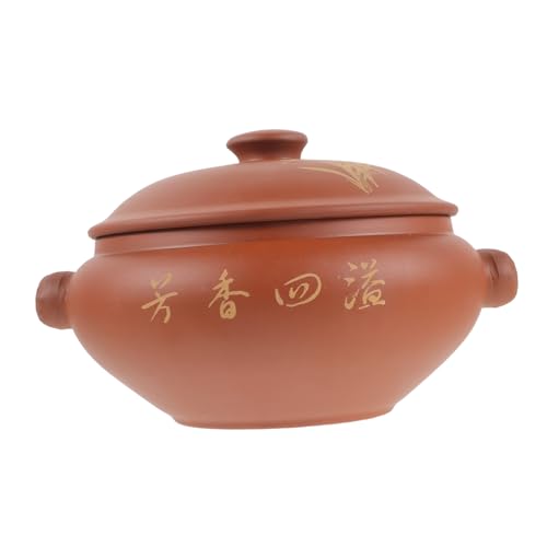 Hohopeti Olla De Vapor De Barro Para Cocinar Pollo Y Pescado Cazuela De Cerámica Olla Multiusos Utensilios De Cocina