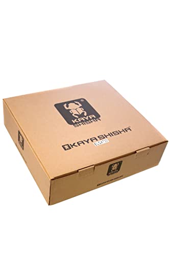 Kaya Shisha ELOX Red WSP1 D-Helix Rot Wasserpfeife 76cm aus schwarz eloxiertem Aluminium, teilw. rot gefärbtem Glas und… – Bild 8