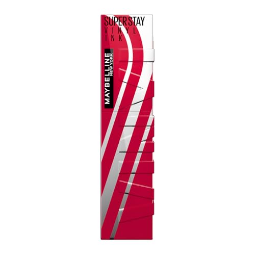 Image of Maybelline Super Stay Vinyl Ink High Shine Racing Liquid Lipstick, Finish (Pack of 2)