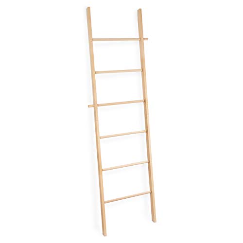 KOMMOD - LÄSSIGE FURNITURE Kleiderleiter Buche Natur. 177 cm. Handarbeit aus Deutschland. Massivholz aus dem Bayerischen Wald. Kleiderständer, Handtuchleiter, stummer Diener, Herrendiener Cover