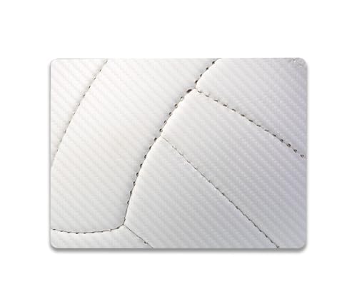 Image of MightySkins Carbon Fiber Skin Compatible with Microsoft Surface Laptop Go 3 (2023) Full Wrap Kit - Volleyball Closeup | Protective, Durable Textured Carbon Fiber Finish | Made in The USA