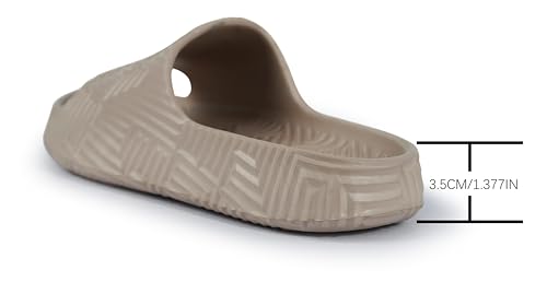 Image of Weweya Slides for Women and Men - Bathroom Shower Shoes - Non Slip House Slippers - Lightweight Beach Sandals