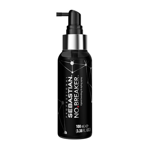 Sebastian Professional No.Breaker Leave-in Bonding Hair Spray, Hair Repair treatment for Weak Hair and Damaged Hair, Up to 99% less Hair breakage, Provide Stronger Hair and Shiny Hair, 100ml
