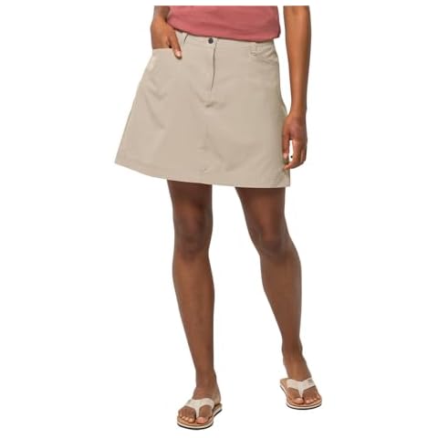 Jack Wolfskin Women's Sonora Skort in White Pepper Cover