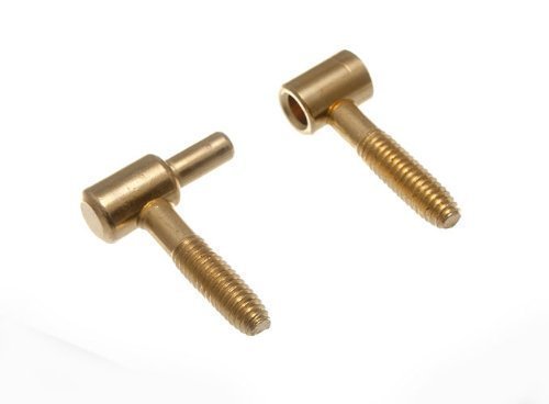 (20 Charnières = 20 Male + 20 F / Male Pc) Anuba Charnière Lift Off Vis En 36Mm Brassed