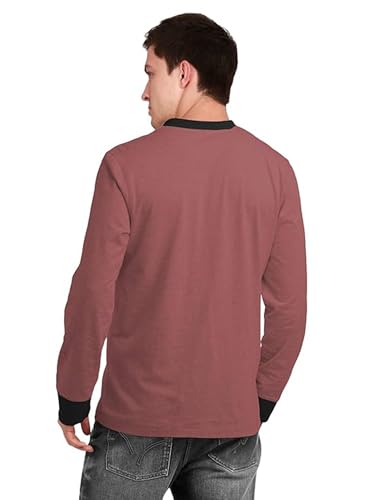 Image of fanideaz Men's Cotton Full Sleeve Henley T Shirts for Men