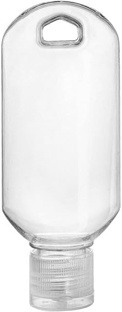 3 botellas portátiles transparentes para llavero de salsa picante, mini recipientes de viaje recargables de 2 oz/1.7 fl oz para salsa de tomate y salsa de soja y salsa, llaveros de especias 8